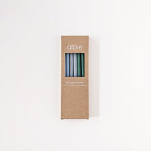 Load image into Gallery viewer, Silicone Straws - Pack of 6 (Blue Mix)
